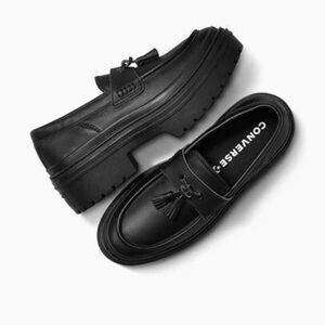 Chuck Taylor All Star Lugged Heel Loafer Platform Leather